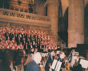 The RLSBC in Gloucester Cathedral, 1997